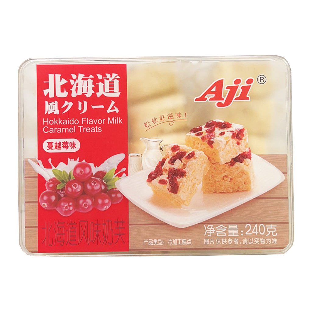 Aji Hokkaido Style Caramel Cranberry 240g ~ Aji 北海道风味芙 蔓越莓味 240g