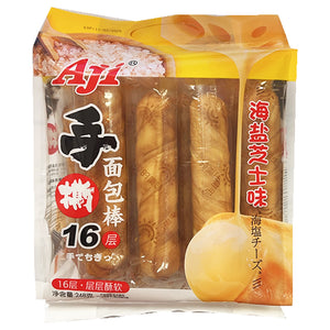 Aji Bread Sticks Sea Salt Cheese 248g ~ Aji手撕麵包棒海鹽芝士 248g