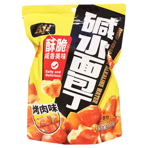 Aji Salted Crispy Bread BBQ Flavour 110g ~ Aji 碱水面包丁 烤肉味 110g