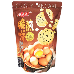Aji Crispy Pancake Black Sesame 120g ~ Aji脆煎餅黑芝麻 120g