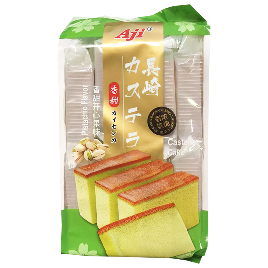 Aji Nagasaki Style Cake Pistachio 330g ~ Aji長崎蛋糕開心果 330g