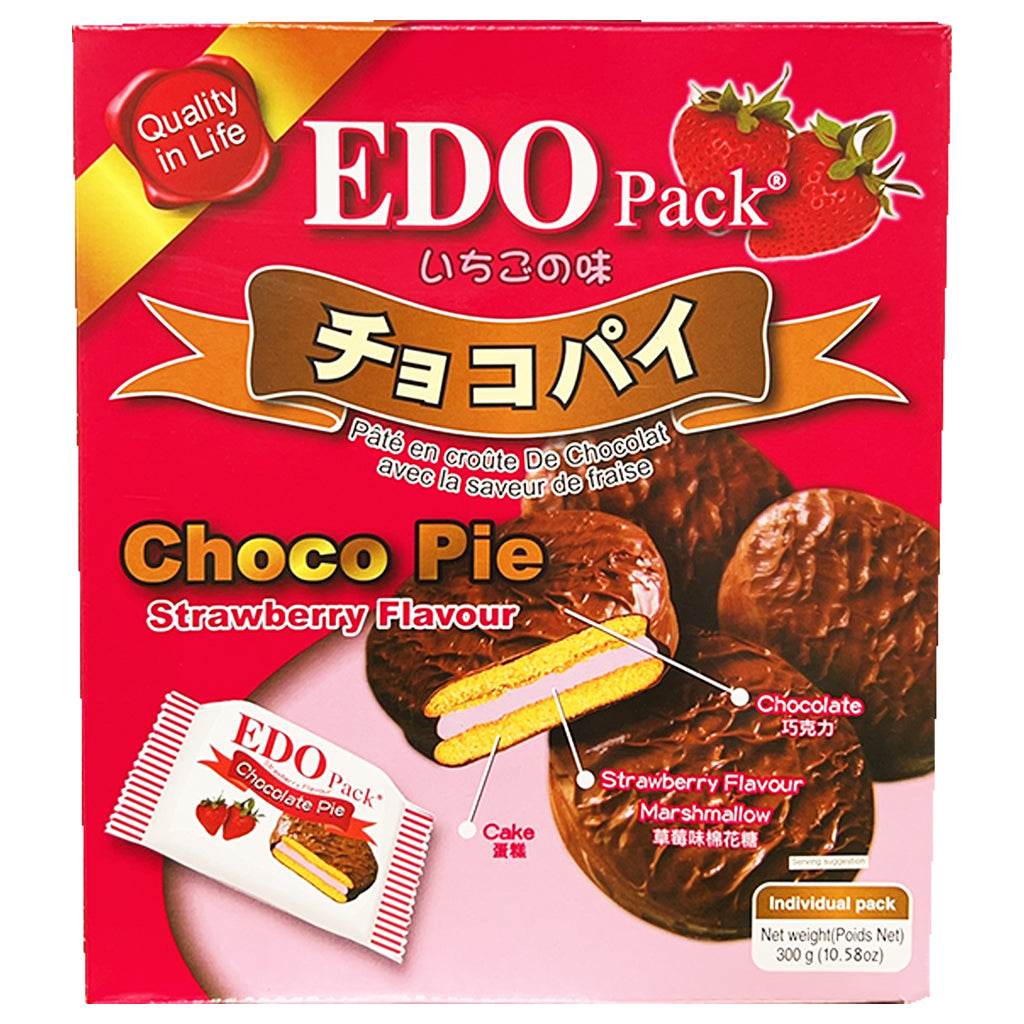 Edo Chocolate Strawberry Pie 300g ~ Edo 朱古力草莓派 300g