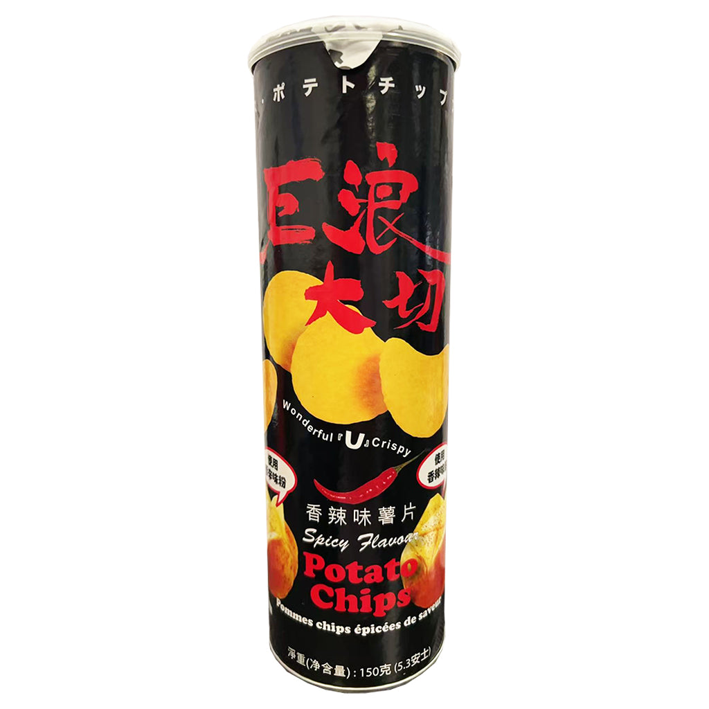 Edo Potato Chip Spicy Flavour 150g ~ EDO巨浪大切薯片香辣 150g