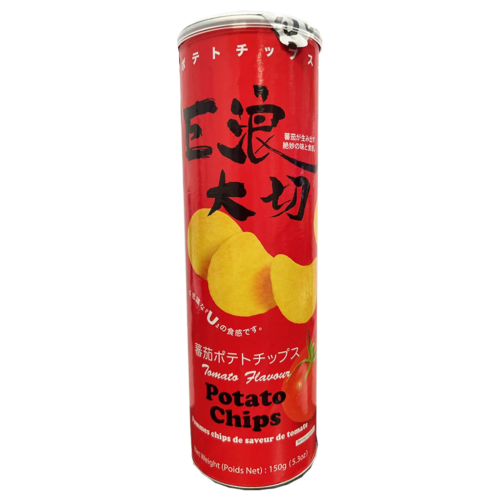 Edo Potato Chip Tomato Flavour 150g ~ EDO巨浪大切薯片蕃茄 150g