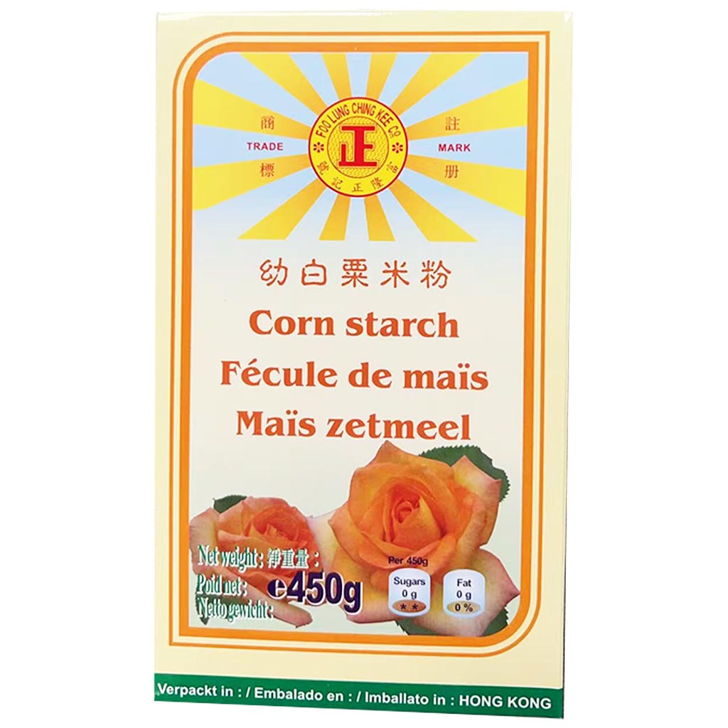 Foo Lung Ching Kee Corn Starch 450g ~ 富隆正幼白粟米粉 450g