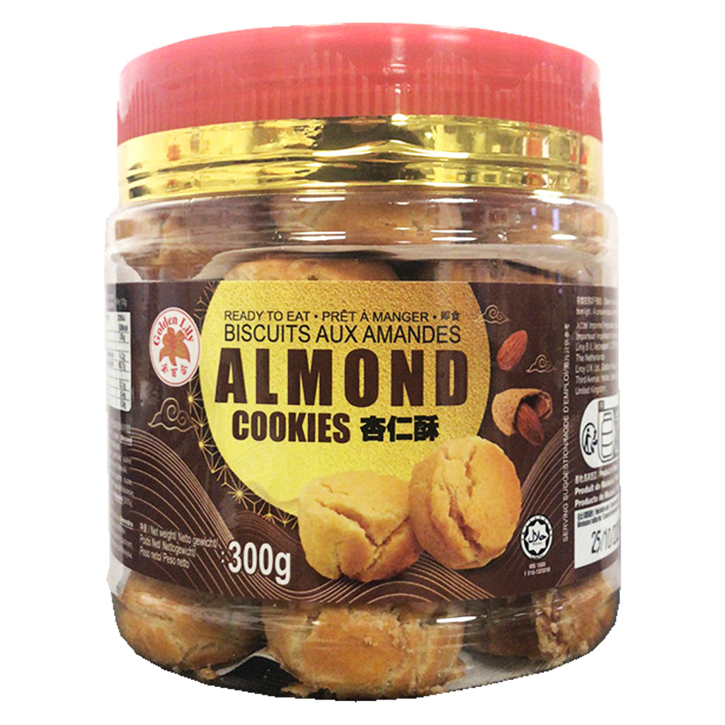 Golden Lily Almond Cookies 300g ~ 金百合杏仁酥 300g