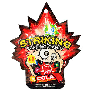 Striking Popping Candy Cola 15g ~ 索劲爆炸糖可乐味 15g