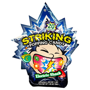 Striking Popping Candy Electric 30g ~ 索劲維生素C極酸电撃口味爆炸糖 30g
