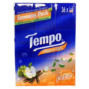 Tempo Tissue Petit Applewood ~ 得宝迷你纸巾蘋果木味