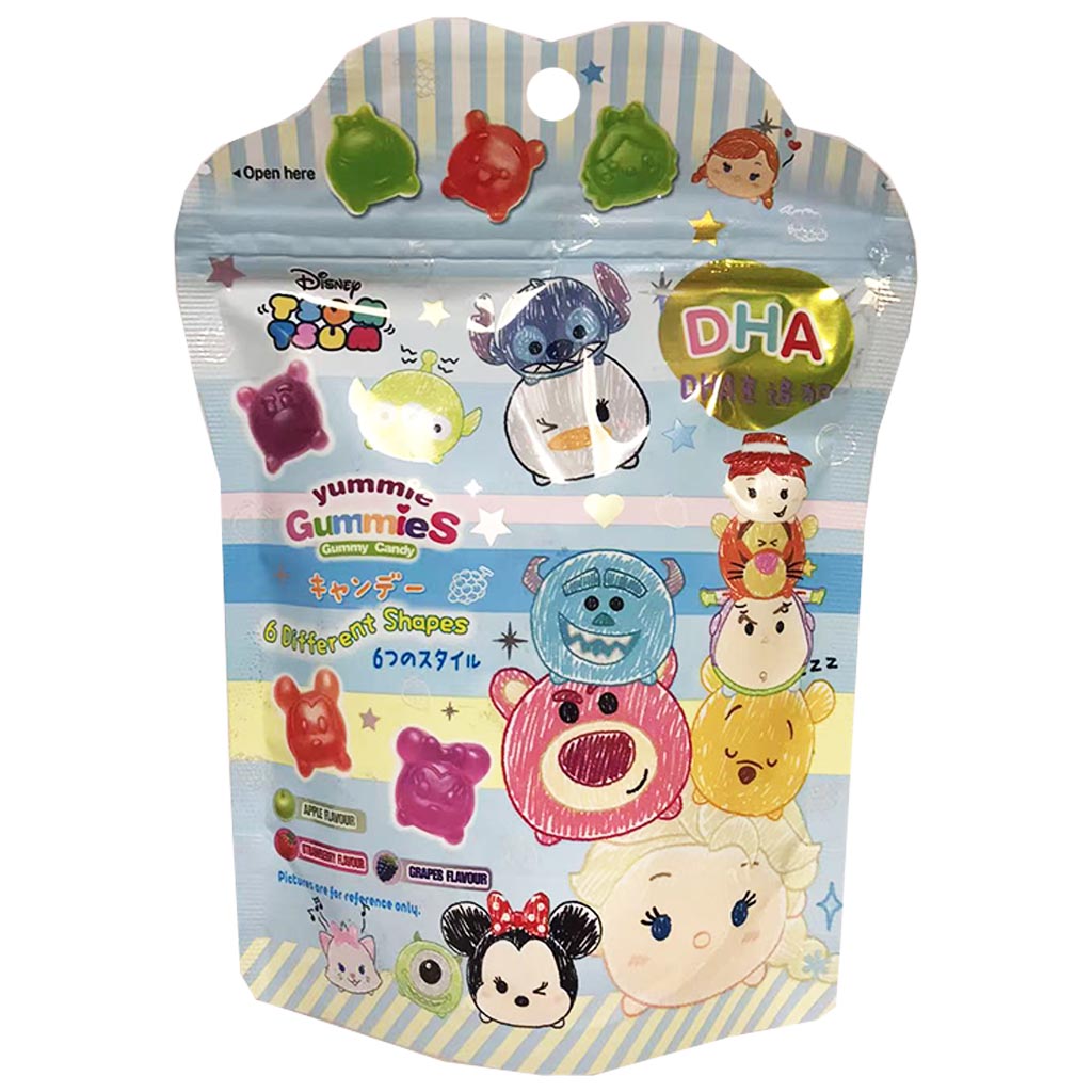 Ajitenka Disney Fruit Gummy 60g ~ 亚吉藤家果汁软糖软什锦水果味 60g
