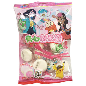 Le Da Xue Tang Strawberry Marshmallows 80g ~ 樂達學糖草莓味夾心棉花糖 80g