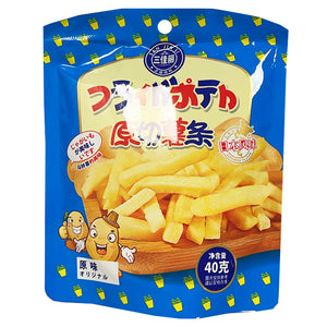 SanJiaLi Cut Potato Fries Original 40g ~ 三佳丽原切薯條原味 40g