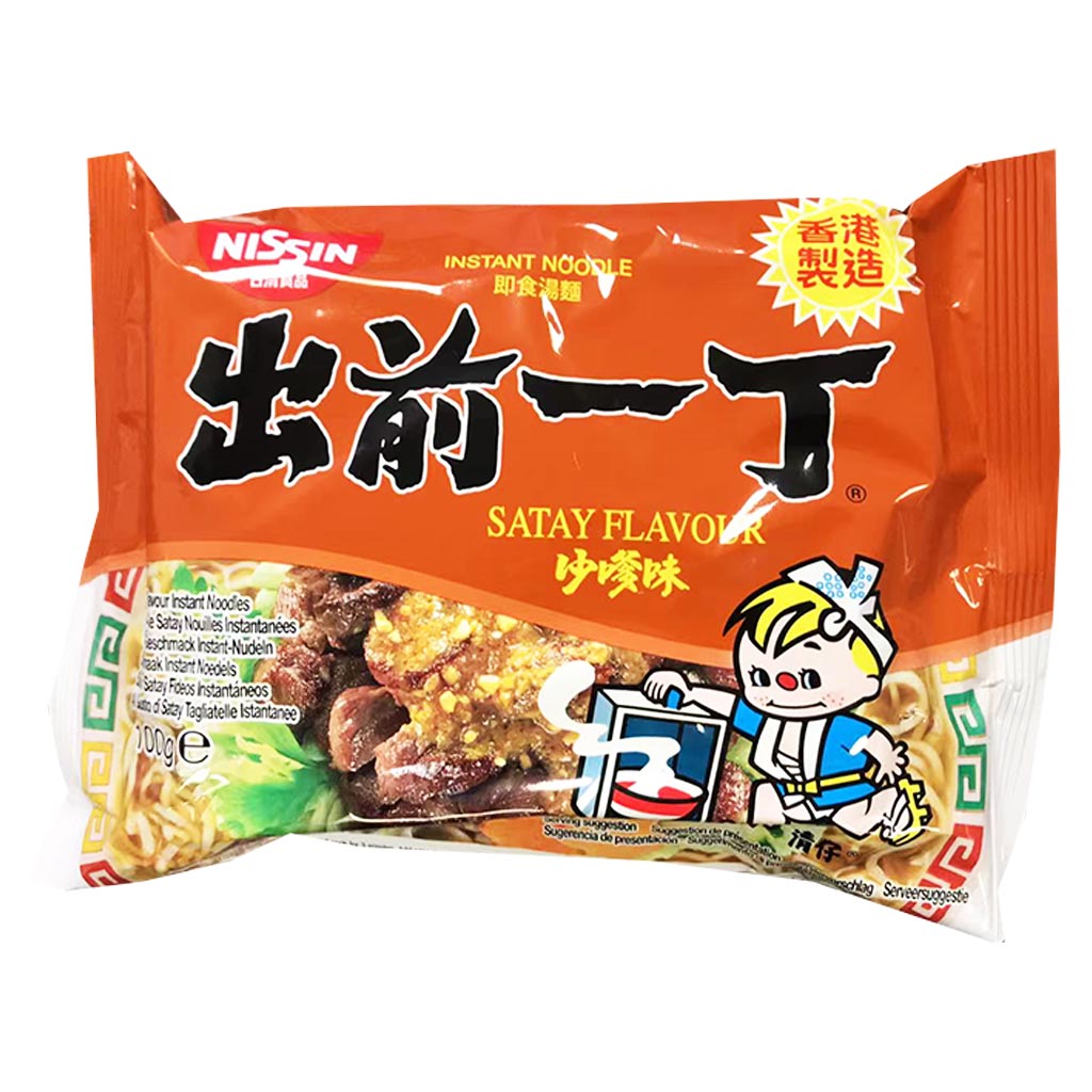 HK Nissin Demae Ramen Satay Flavour 100g ~ 出前一丁沙爹面 100g
