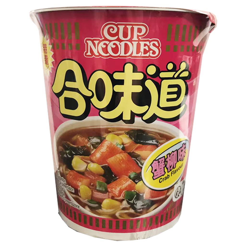 HK Nissin Cup Noodles Crab Flavour 75g ~ 合味道蟹肉杯面 75g