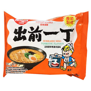 HK Nissin Instant Noodle Miso Tonkotsu Flavour 100g ~ 香港出前一丁包装味噌猪骨汤味 100g