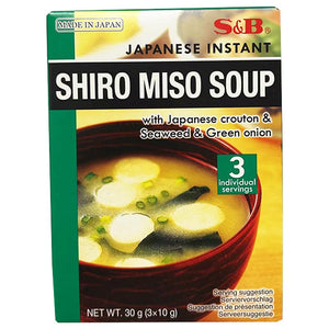 S&B Shiro Miso Soup 30g ~ S&B即食白味噌湯 30g