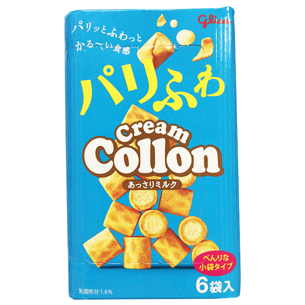 Glico Collon Light Milk Wafer Roll 81g ~ 格力高酷龙清爽奶味捲心酥 81g