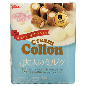 Glico Collon Milk Wafer Roll 48g ~ 格力高酷龙牛奶捲心酥 48g