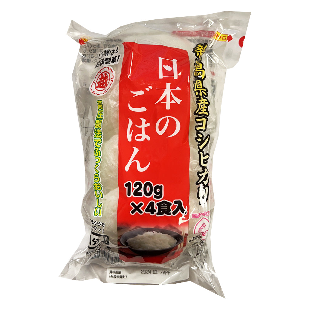 Echigo Japanese Cooked Rice 480g ~ 越后新泻县产日本微波米饭 480g