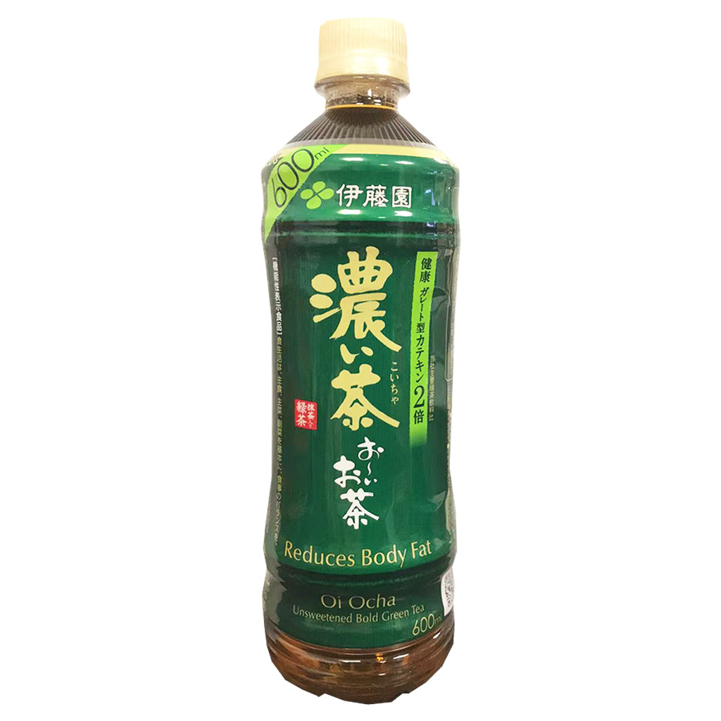 Itoen Oi Ocha Unsweetened Bold Green Tea 600ml ~ 伊藤園濃味綠茶 600ml