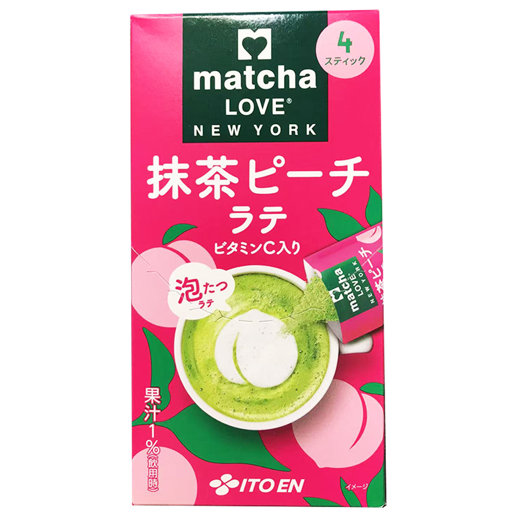 Itoen Matcha Love Matcha Peach Latte 72g ~ 伊藤園抹茶蜜桃拿鐵 72g