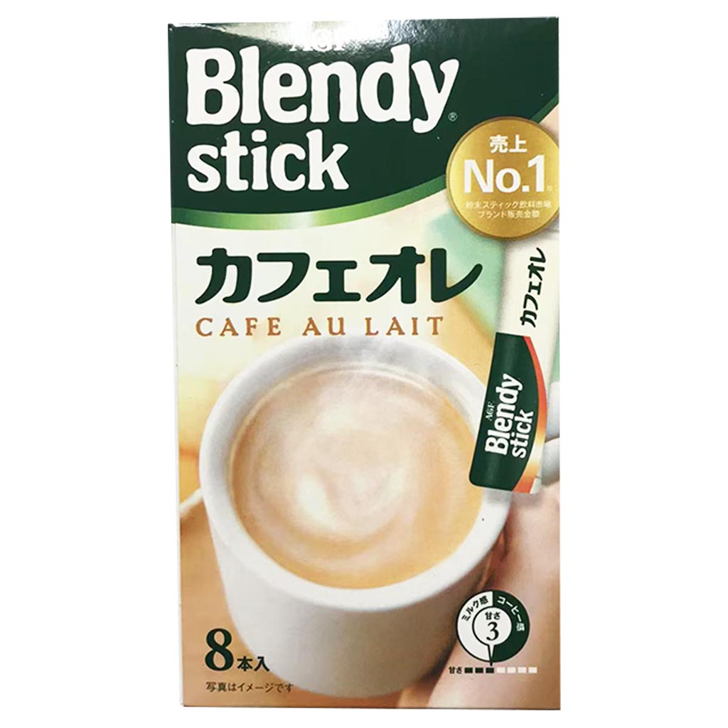 AGF Blendy Stick Cafe Au Lait 70.4g ~ AGF咖啡歐蕾冲调 70.4g