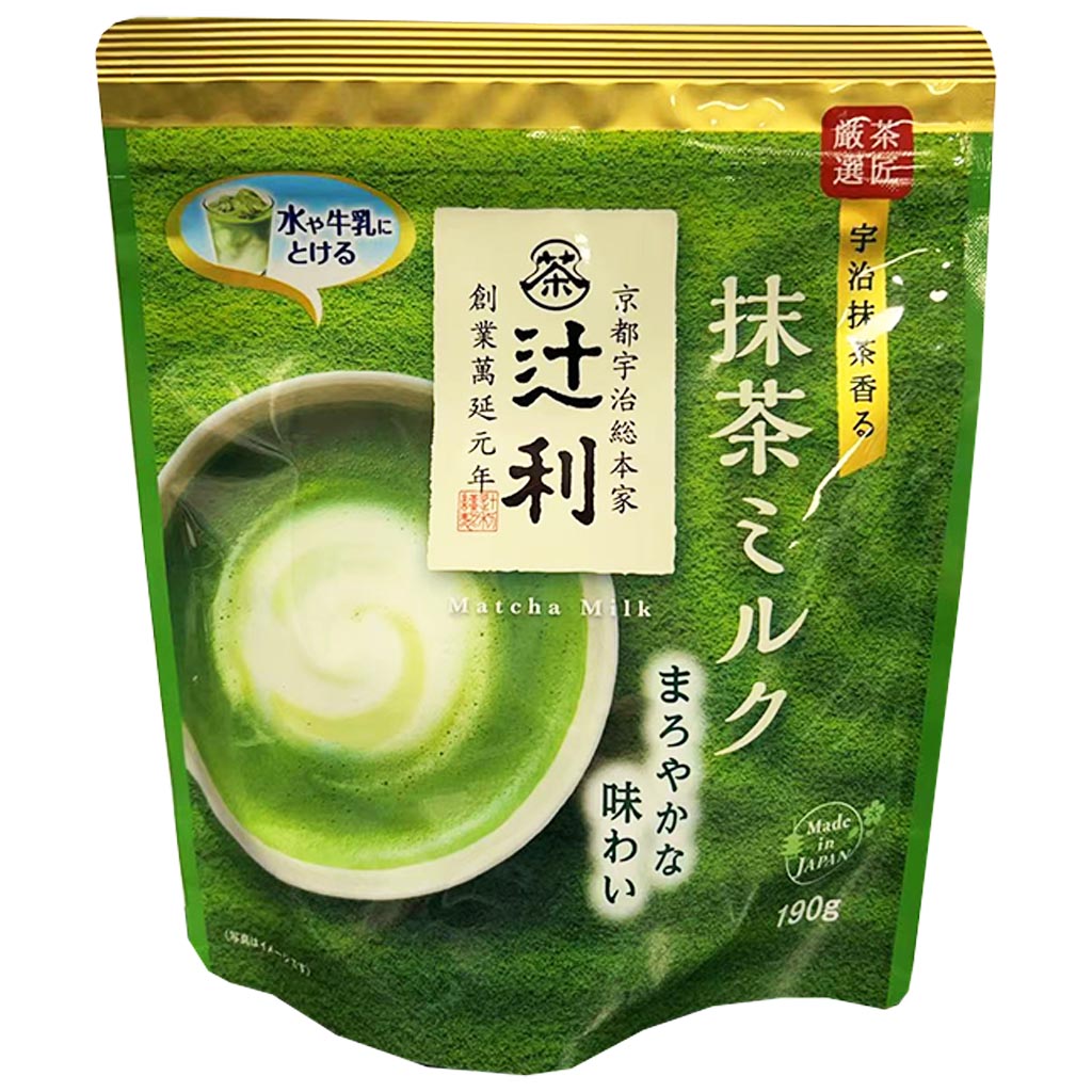 Tsujiri Uji Matcha Milk 190g ~ 辻利字治抹茶香 190g