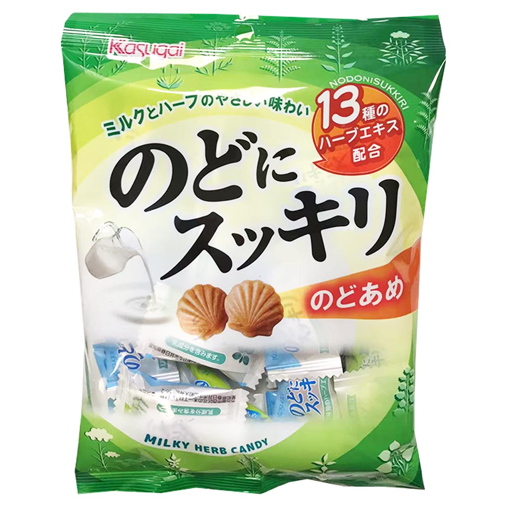 Kasugai Milky Herb Candy 125g ~ 春日井奶香草药糖 125g