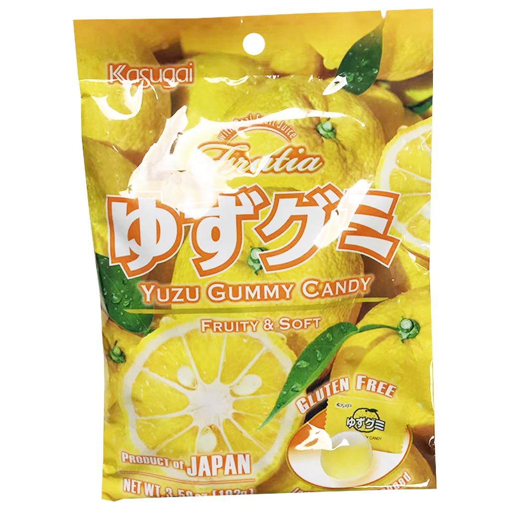 Kasugai Gummy Yuzu Candy 102g ~ 春日井软糖柚子味 102g