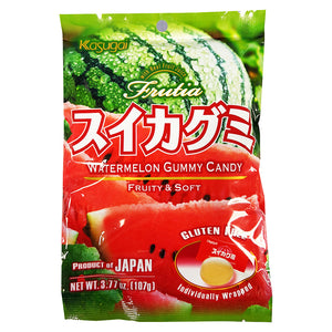 Kasugai Watermelon Gummy 107g ~ Kasugai 软糖 西瓜味 107g