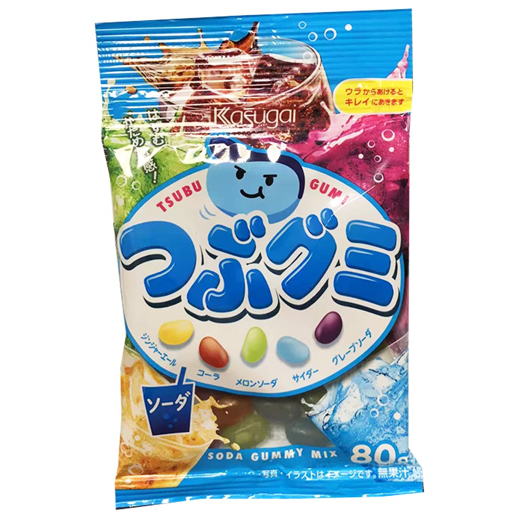 Kasugai Soda Gummy Mix 80g ~ 春日井汽水風味軟糖 80g