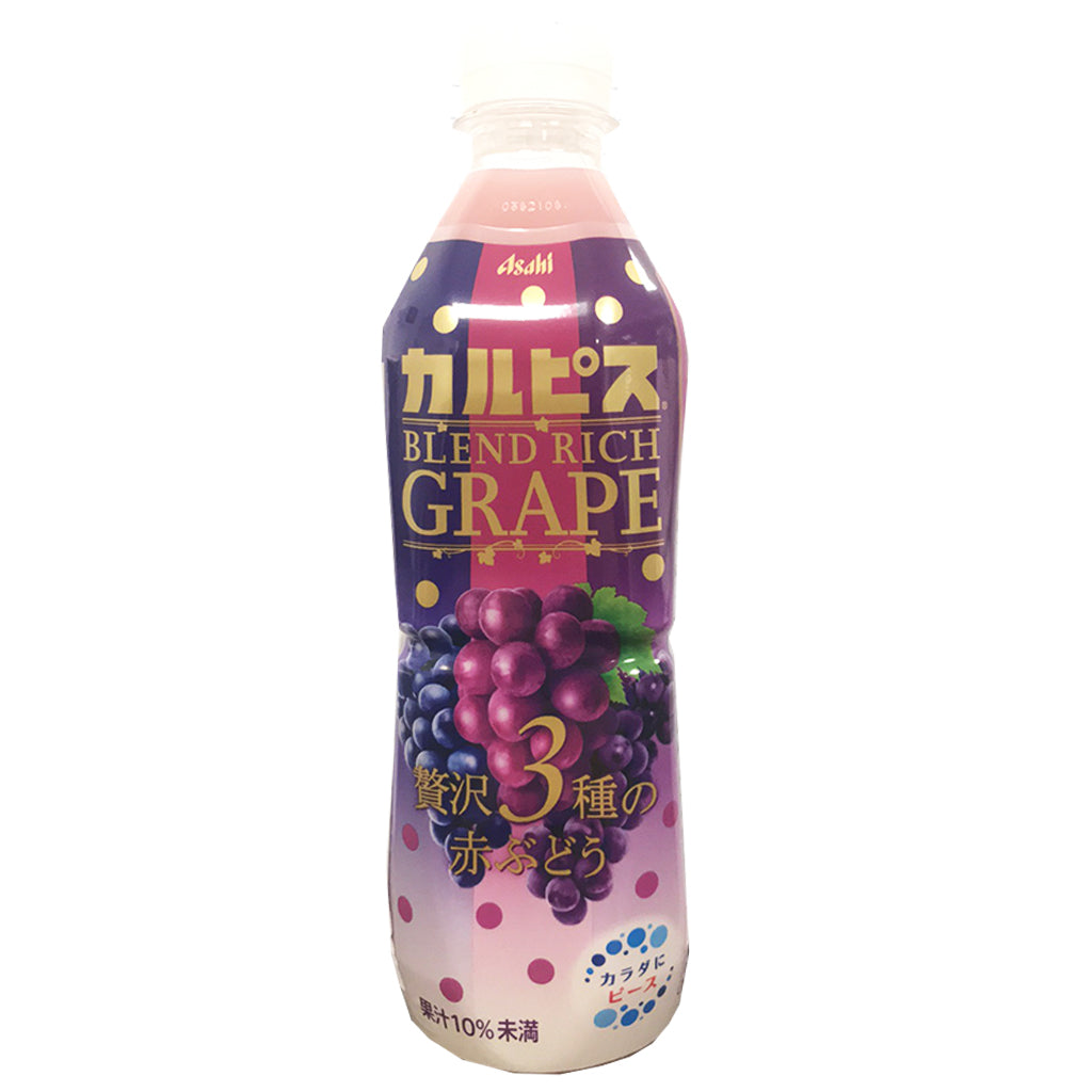 Asahi Fruit Calpis Blend Rich Grape 430ml ~ 日本朝日可尔必思三种葡萄乳酸 430ml