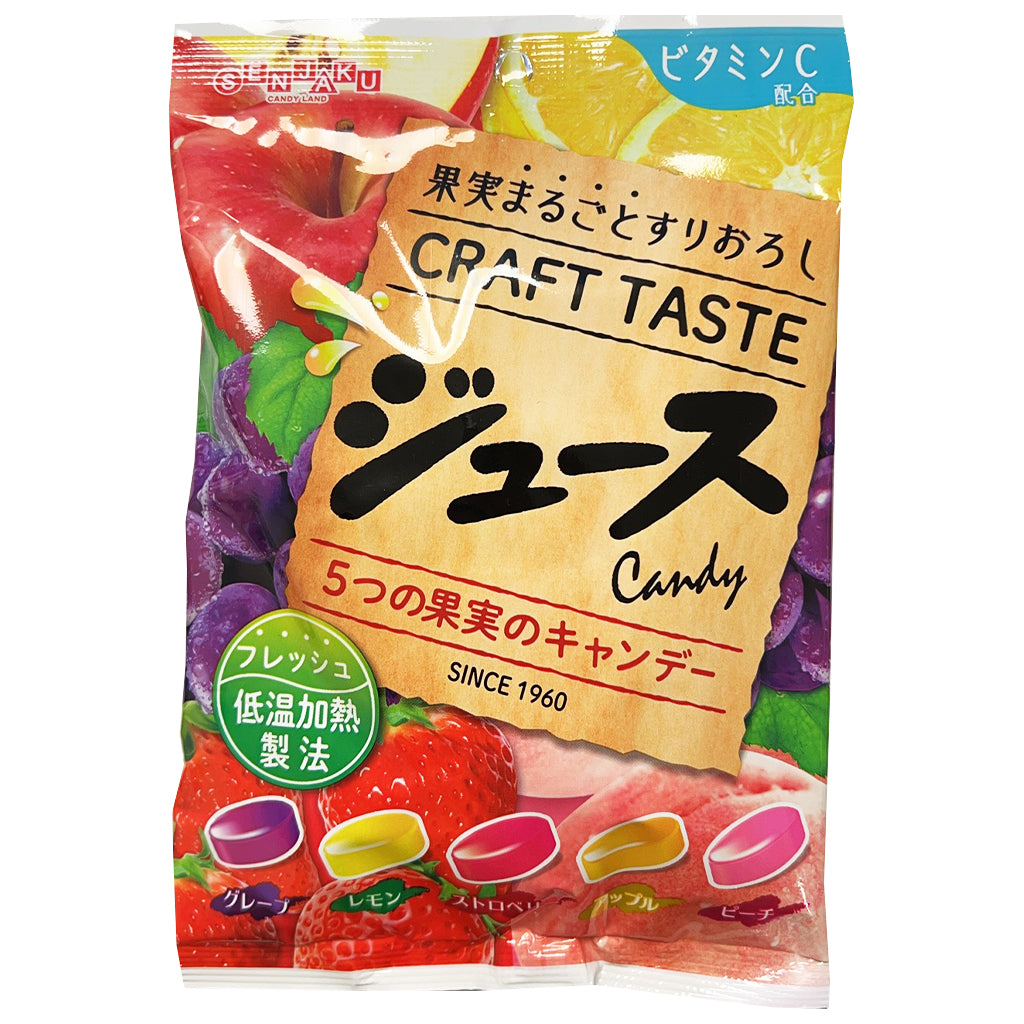 Senjaku Mixed Fruit Candy 100g ~ Senjaku 5种水果味糖果 100g