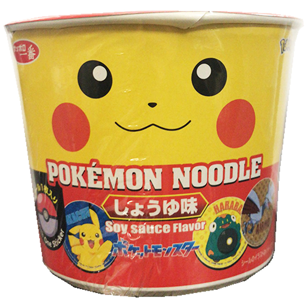 Pokemon Noodle Soy Sauce 38g ~ 寶可夢醬油杯麵 38g