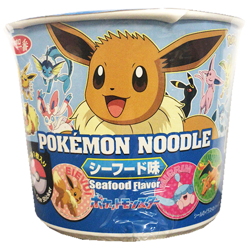 Pokemon Noodle Seafood 37g ~ 寶可夢海鮮杯麵 37g