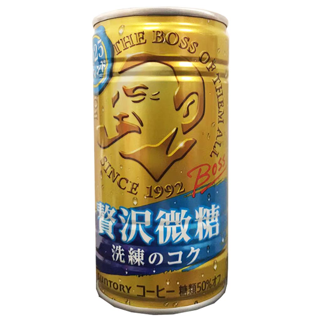 Suntory Boss Rich Taste Aroma Coffee 185g ~ 三得利Boss微糖咖啡 185g