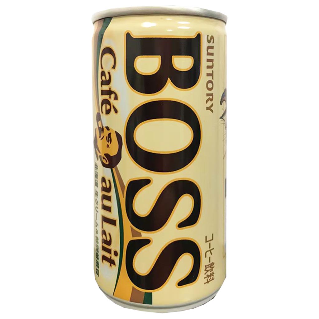 Suntory Boss Cafe Au Lai Milk Coffee 185g ~ 老板咖啡牛奶罐裝 185g
