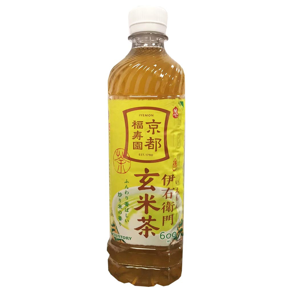 Suntory Green Tea Iyemon Genmaicha 600ml ~ 三得利綠茶伊右衛門玄米茶 600ml