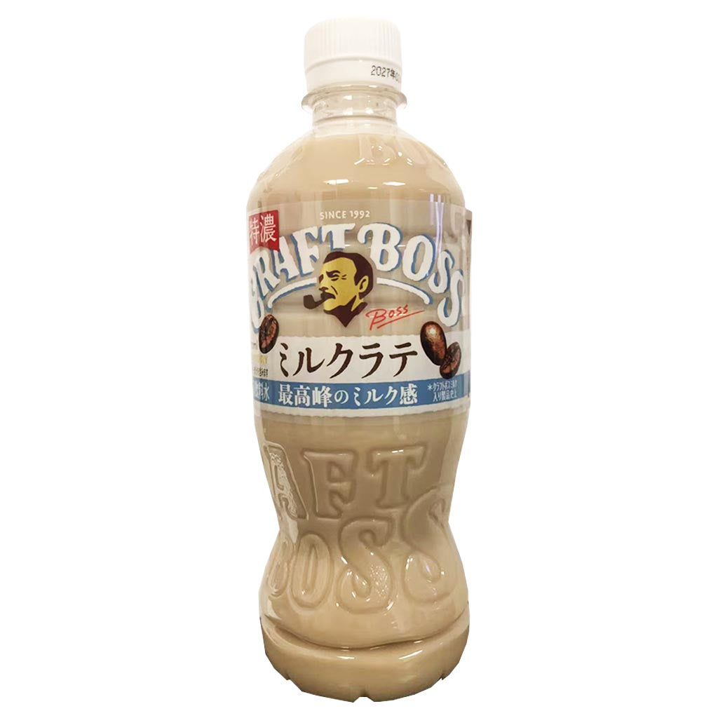 Suntory Craft Boss Milk Latte 500ml ~ 三得利CraftBoss牛奶拿铁 500ml