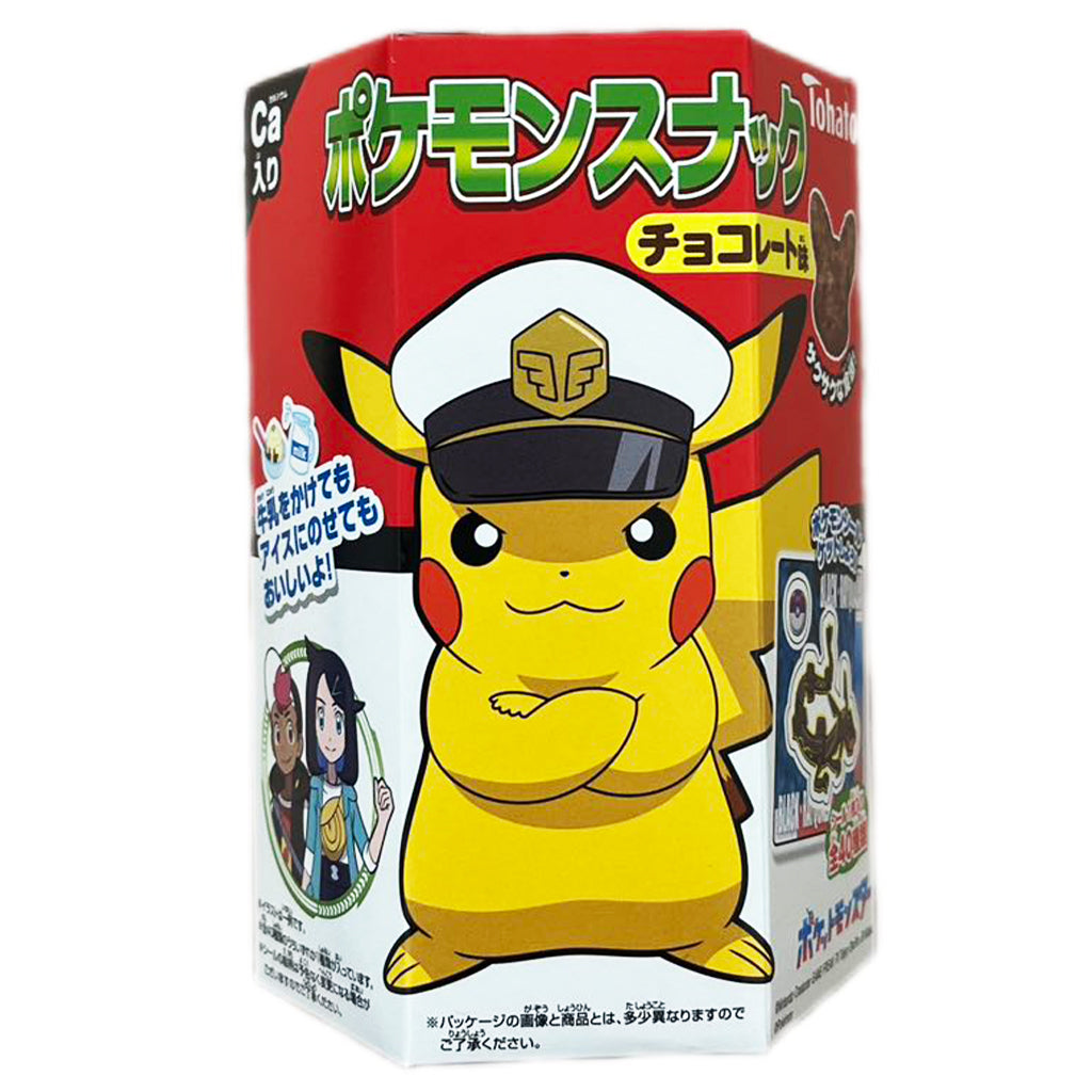 Tohato Pokemon Chocolate Snack 23g ~ 桃哈多宝可夢巧克力小饼 23g