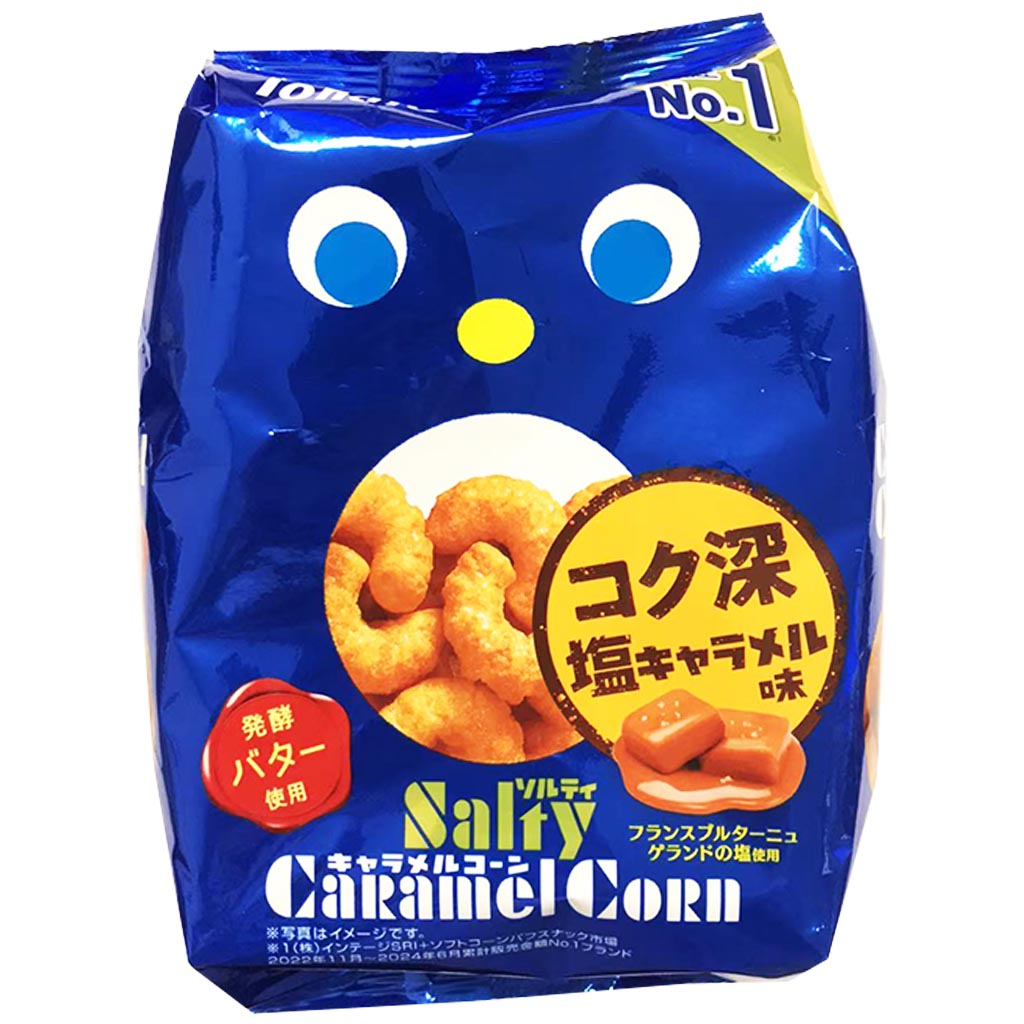 Tohato Salty Caramel Corn Snack 67g ~ 海盐焦糖玉米脆条 67g