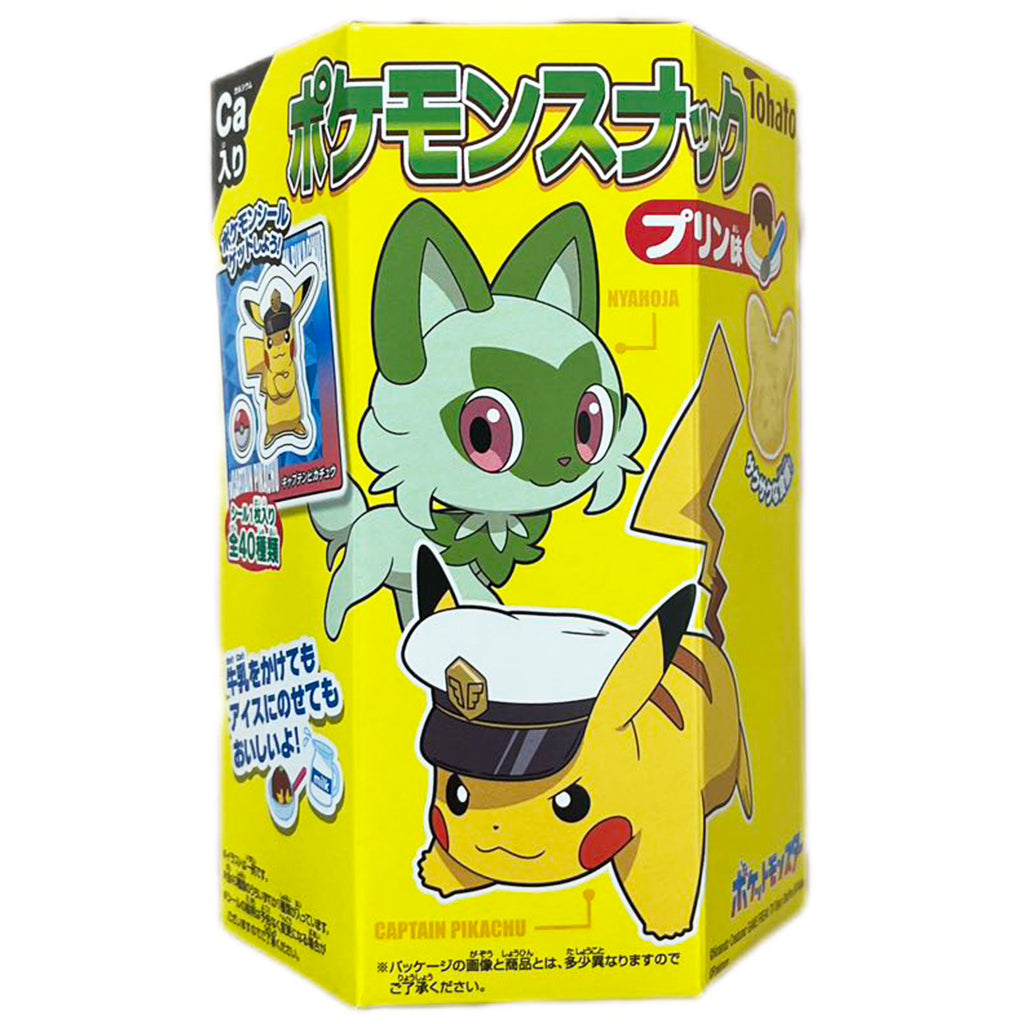 Tohato Pokemon Pudding Snack 23g ~ 桃哈多宝可夢布丁小饼 23g
