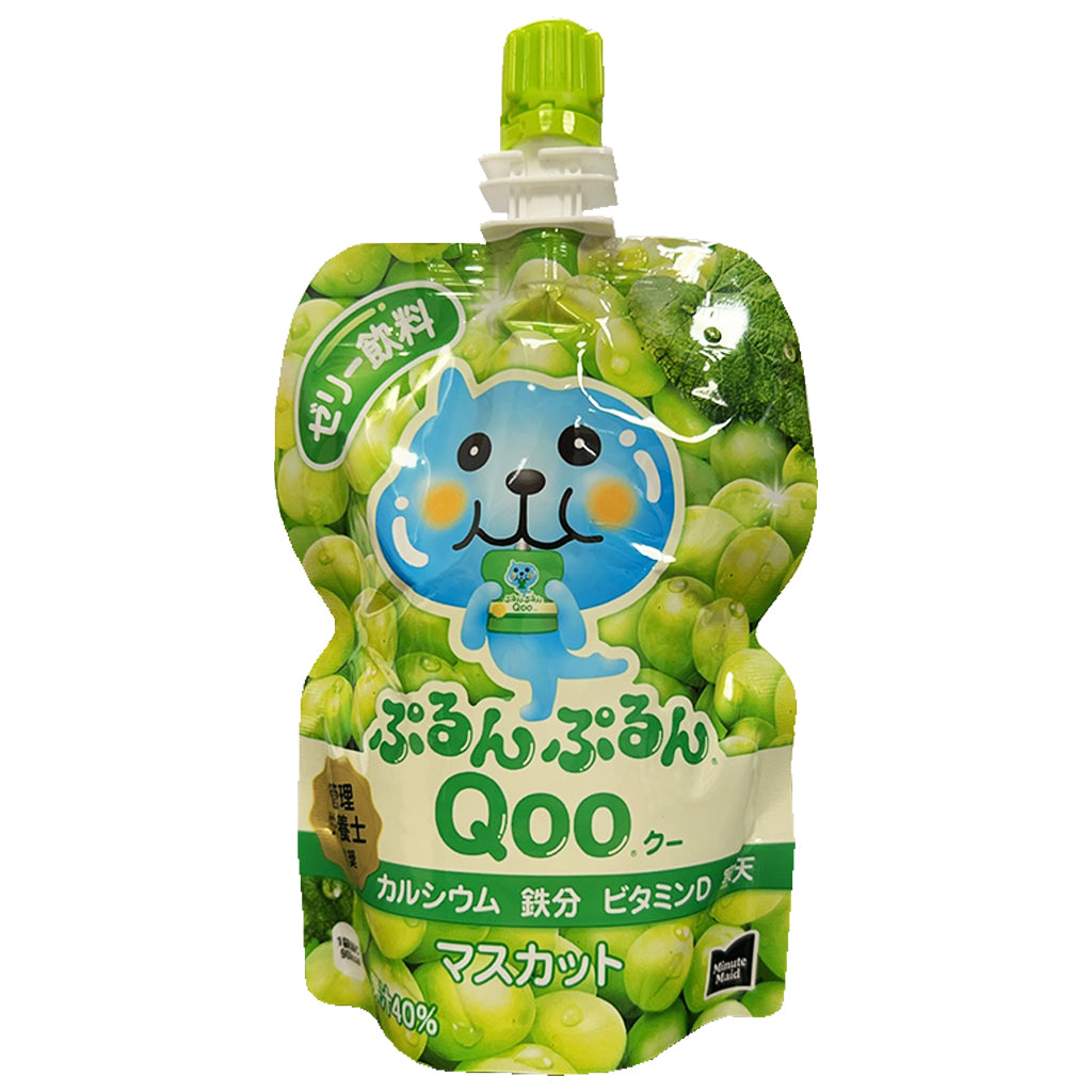 Qoo Jelly Drink Muscat 125g ~ 酷兒果凍饮料白葡萄 125g