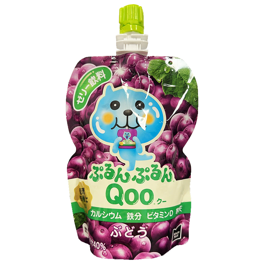 Qoo Jelly Drink Grape 125g ~ 酷兒果凍饮料葡萄 125g