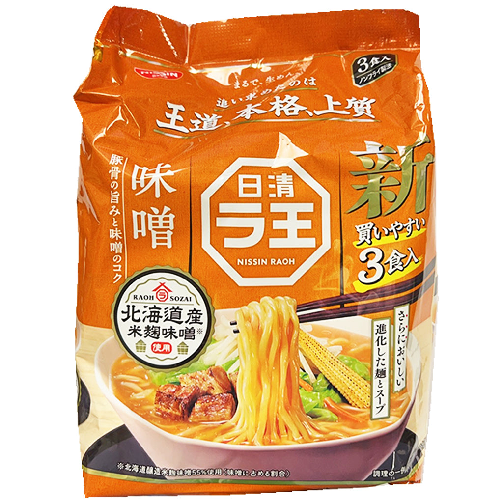 Nissin Raoh Ramen Miso Flavour 500ml ~ 日清拉麵王味增 500ml