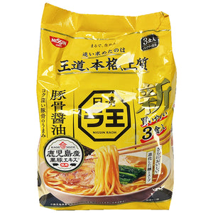 Nissin Raoh Ramen Tonkotsu Soy Flavour 300g ~ 日清拉麵王豚骨酱油 300g