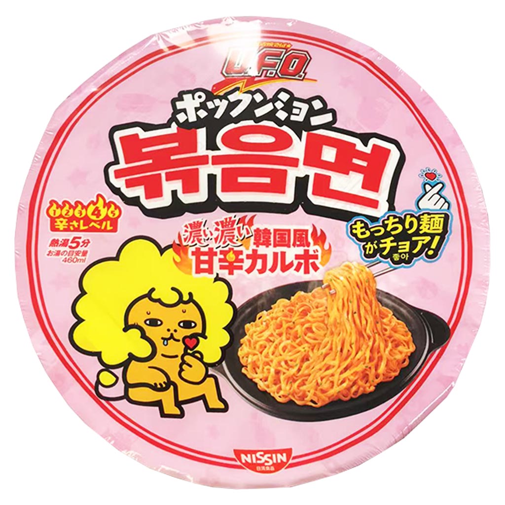 Nissin UFO Korean Spicy Cup Noodle 101g ~ UFO日清韓國風辣炒面 101g