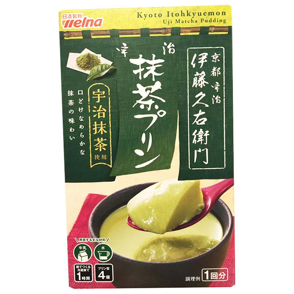 Welno Kyoto Uji Matcha Pudding Powder 50g ~ 伊藤久右衛門宇治抹茶布丁粉 50g