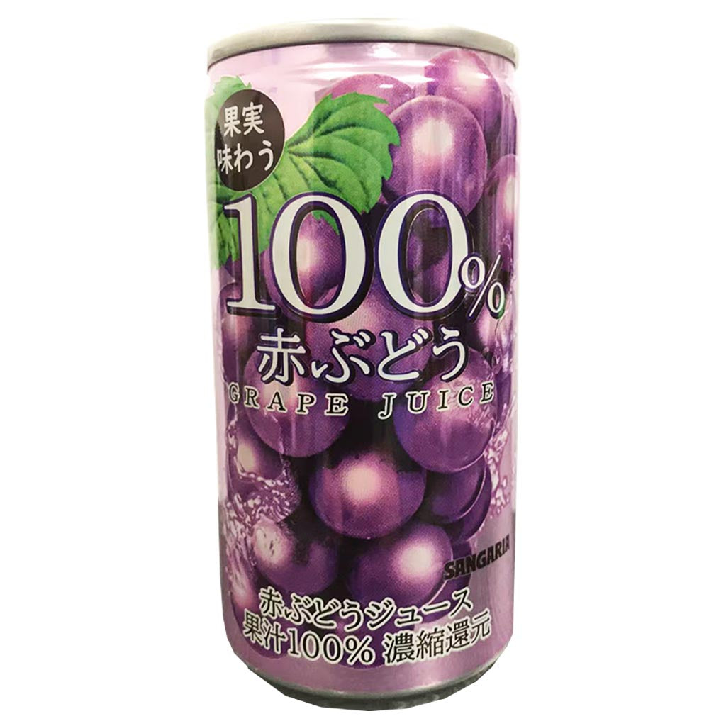 Sangaria 100% Fruit Taste Red Grape Juice 190ml ~ 三佳丽100%葡萄汁 190ml