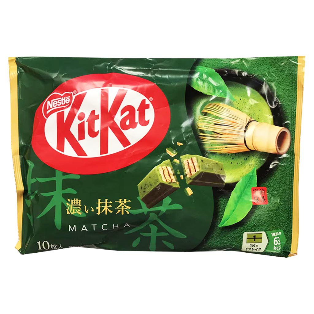 Kitkat Rich Matcha Flavour Cookies 113g ~ 奇巧抹茶味威化饼干10枚 113g